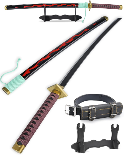 ESPADA ANIME ROJA PLASTIC